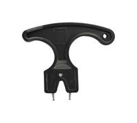 Ldabrye Expulsor de columna vertebral de zapato de golf de cambio rápido, mecanismo de giro reforzado, mango cómodo, clip de acuerdo, llave de columna vertebral para zapatos de golf