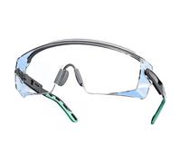 Ldabrye Gafas ligeras y cómodas con marco ajustable transparente, gafas deportivas para ciclismo, esquí, correr, gafas protectoras duraderas para soldar