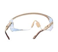 Ldabrye Gafas ligeras y cómodas con marco ajustable transparente, gafas deportivas para ciclismo, esquí, correr, gafas protectoras duraderas para soldar