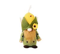 Ldabrye Gnomo De La Cosecha Cabeza De Maíz Girasoles Adorno para Muñecas Manualidades Decoración Suministros Muñecas Hogar Granja Cocina Decoración Fiestas Accesorios