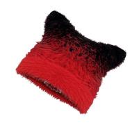 Ldabrye Gorras de dibujos animados de invierno con orejas para Halloween, unisex, accesorio de invierno para uso al aire libre, uso diario