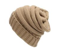 Ldabrye Gorros de invierno acrílicos transpirables para mujer, gorros cálidos de punto trenzado suave, gorro de calavera para viajes, uso diario, gorros de invierno suaves y cálidos, B, Talla única