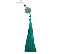 Ldabrye Hermoso adorno colgante de Han Fu con borlas de poliéster suave, diseños para los amantes del patrimonio y estilos modernos, regalos temáticos chinos