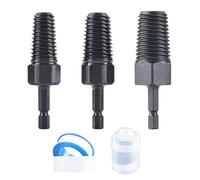 Ldabrye Kits de extracción de tornillos de vástago hexagonal adecuados para roscas Brokend en tubos de 1/2 pulgadas, 3/4 pulgadas, 1 pulgada, construcción resistente, extractor de tornillos Brokend