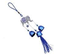 Ldabrye Las campanillas de viento artísticas cuentan con borlas de metal que añaden elegancia dinámica a interiores y exteriores para decoración elegante de campanillas de viento