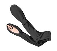 Ldabrye Manga de brazo refrescante para mujeres y niñas, protección solar para conducir, sin dedos, ajustable