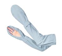 Ldabrye Manga de brazo refrescante para mujeres y niñas, protección solar para conducir, sin dedos, ajustable