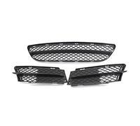 Ldabrye Matte Black Factory Style Front Bumper Lower Grille Trim Panel Insert Kit for E90 2006-2008 Pre-LCI Fog Light Grill Cover Trim