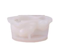 Ldabrye Molde de silicona con forma de dibujos animados para golosinas caseras, fácil de desmoldar, ideal para actividades familiares de repostería y regalo de mousses tumbados