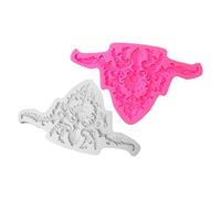 Ldabrye Moldes de silicona en relieve vintage para hornear en T, herramienta para moldear bordes de postres para decoración de bordes de pasteles, decoración artística de pasteles, utensilios de
