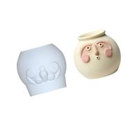 Ldabrye Moldes de silicona para postres, diseño de cerámica, antiadherentes, para pasteles, gelatinas, suministros para hornear, pastelería, herramienta para hornear