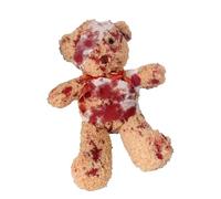 Ldabrye Oso de peluche herido de terror con colgante gótico espantoso para regalos de Halloween y accesorios de joyería de exhibiciones embrujadas