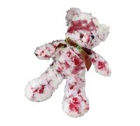 Ldabrye Oso de peluche herido de terror con colgante gótico espantoso para regalos de Halloween y accesorios de joyería de exhibiciones embrujadas