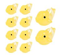 Ldabrye Paquete de 10 tanques de exhibición únicos para peceras, acuarios, decoración de paisaje pequeño para entornos artificiales, adornos coloridos para acuarios