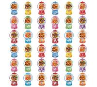 Ldabrye Paquete de 18/36 tarjetas de San Valentín con máquina de bolas de chicle y cúpula para regalos y proyectos de decoración, intercambio en el aula