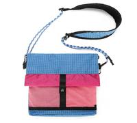 Ldabrye - Paquete de eslingas cruzadas con panel trasero ventilado con correas antideslizantes, correa de hombro para senderismo, fitness y viajes, bolso deportivo de un solo hombro, Color azul