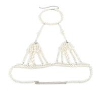 Ldabrye Pearl Cadena De Cintura Cuentas Cersonal Joyas Fashion Beach Accesorios Para Cuerpo La Playa Mujeres Y Niñas Cinturón Cadena Cintura Perlas Del