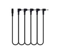 Ldabrye Pedales de efecto de guitarra de 5 vías, cable de cadena de alimentación, dispositivo de topología, pedal de guitarra, accesorios de cadena, divisor de potencia