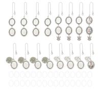 [Ldabrye] Piezas de fabricación de joyas colgantes joyería ramo de boda foto encanto broche colgante nupcial base del encanto