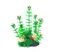 Ldabrye Planta de simulación de peces de silicona para paisaje, planta acuática colorida a la moda, adorno para acuarios