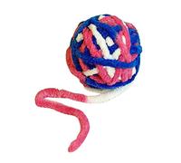 Ldabrye Pompones para Gato Bolas de Colores Que suenan Suministros para Manualidades y Arte 6 cm Ligeros y Coloridos Hechos a Mano Bolas de Juguete para Gatos con Campanas