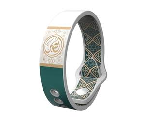 [Ldabrye] Pulsera de silicona a prueba de sudor y agradable a la piel La Biblia y la Biblia del Corán fortalecen la banda religiosa del Corán