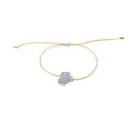 Ldabrye Pulseras de cordón trenzado con diseño de corazón, unisex, símbolo de amor, hecho a mano, accesorio de joyería para parejas, cadena de muñeca, One Size, como se describe
