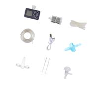 Ldabrye - Temporizador de riego para césped e invernaderos eficientes, temporizador de riego de riego, puntas de goteo ajustables, sistemas de riego de plantas interiores USB C recargable