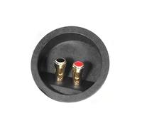 Ldabrye Terminales de sonido de 72 mm, diseño de copa sin tornillo, tecnología de abrazadera de resorte, conductores de cobre para sistemas de altavoces HiFi, no atornillados, conectores de altavoces