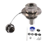 Ldabrye Válvulas de retención de entrada de agua resistentes para campistas 3/4, conexión universal, no flujos de retorno, válvulas de retención de entrada de agua de acero inoxidable