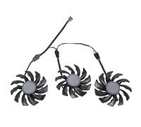 Ldabrye Ventilador de refrigeración para tarjeta gráfica de 4 pines DC12 V para RTX3050 3060 GAMING Gestión eficaz del calor en computadora PLD08010S12HH Ventilador de tarjeta gráfica de escritorio