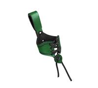 Ldabrye Vikinges - Cinturón de cuerno para beber, diseño medieval, para Halloween, cosplay, disfraces, taza ajustable, rana vikinga, cuerno para beber, verde, Talla única