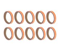 Ldafava 10 piezas de cinta luminosa Etapa autoadhesiva fosfuescente no liquidación fluorescente (Rojo naranja)