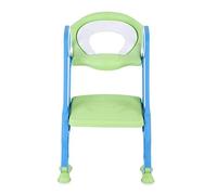 Ldafava Portable para bebés para niños pequeños sillón de Inodoro Dura niños Seguridad de Entrenamiento de Entrenamiento de Puta Forma de puto (Verde Azulado)