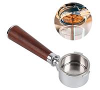 Ldafava Portafiltro Sin Fondo De Acero Inoxidable Para Café, Portafiltro sin fondo de 51mm Acero Inoxidable Compatible Con Cafetera DeLonghi Dedica EC680/EC685/EC785/EC820/EC850/EC860