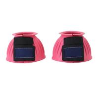 LDAUYZLING 1 par de Protectores de Cascos para Caballos, cómodos Protectores de Cascos de Goma para equitación, Entrenamiento y artículos ecuestres. (Rosácea)