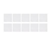 LDAUYZLING 10 Uds. Tela bordada de 14 hilos, 12x12 pulgadas, tela blanca suave para punto de cruz, tela bordada de algodón para costura