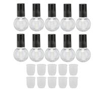 LDAUYZLING 10Pcs 5ml Empty Lip Gloss Tubes Containers Cute Ball Type Plastic Refillable DIY Lip Gloss Bottle