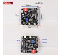 LDAUYZLING 10W 20W Reproductor de MP3 Módulo de Sonido Tablero de reproducción de Voz Control de 9 Canales Módulo de Reproductor de Audio Tarjeta de Memoria Módulo de Reproductor