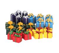 LDAUYZLING 25 uds. Cajas casa de muñecas, miniadornos educativos de Resina de 5 Colores para casa de muñecas 1:12