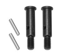 LDAUYZLING 2Pcs RC Front Wheel Axle Steel High Strength 23mm RC Car Front Wheel Shaft RC Car Accessories for LOSI 1/10 22S 2WD