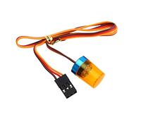 LDAUYZLING AX-510BL RC Coche de policía ultrabrillante Circular multifunción LED con Modo de rotación rápida-Lenta Intermitente con explosión estroboscópica (Amarilla)