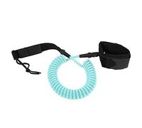 LDAUYZLING Bodyboard TPU Tabla de Surf Correa de muñeca en Espiral Tabla de Agua Accesorios de Surf 7 mm / 10 pies (Núcleo Azul Claro Transparente.)