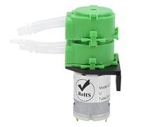 LDAUYZLING Bomba Peristáltica Doble Mini Dosificación de Agua para Líquidos Viscosos No Viscosos Manguera de 2x4 mm (12 V CC.)