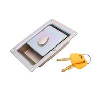 LDAUYZLING Cerradura de cubierta lateral de bomba hidráulica con 2 llaves 4360297 Pestillo de puerta lateral de metal de excavadora para Sany 200