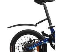 LDAUYZLING Guardabarros Delantero Trasero Plegable Splash Mudapron Set Highlight Parte de Ciclo Reflectante