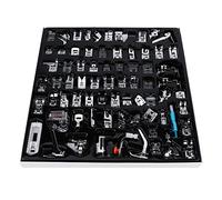 LDAUYZLING Kit de prensatelas para máquina de coser doméstica de 72 piezas, accesorios de costura multifuncionales