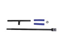 LDAUYZLING Llave de medidor de agua Llave de herramienta de cierre de agua de acero CrV multifuncional con mango en T azul de 17 pulgadas