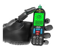 LDAUYZLING MAXRIENY Multímetro digital inteligente automático antiquemaduras, mide rápidamente y con precisión, probador de diodos de resistencia y tensión, comprobador de tensión de alambre debajo