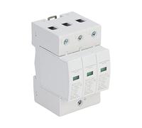 LDAUYZLING Protector contra sobretensiones Carcasa de PC Ventana Visual Terminal Aislado Diseño enchufable Dispositivo de protección de CA 200KA (3P 385V)